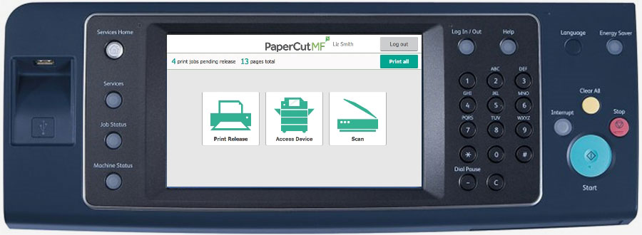 Papercut Mf Print Copy And Cost Control For Xerox Multifunction