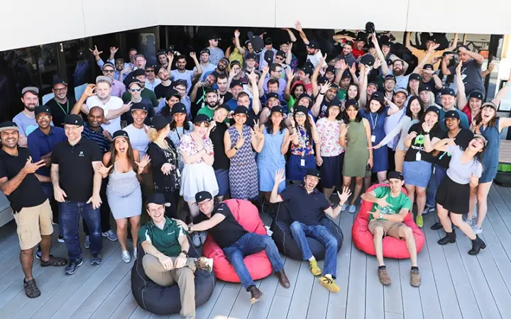  Group of PaperCut staff 