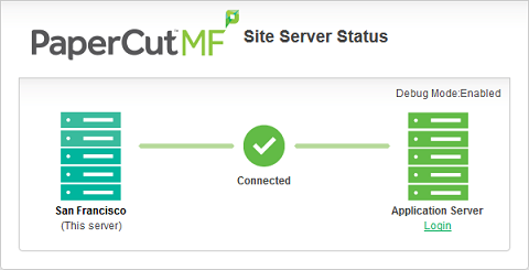 Site Server status
