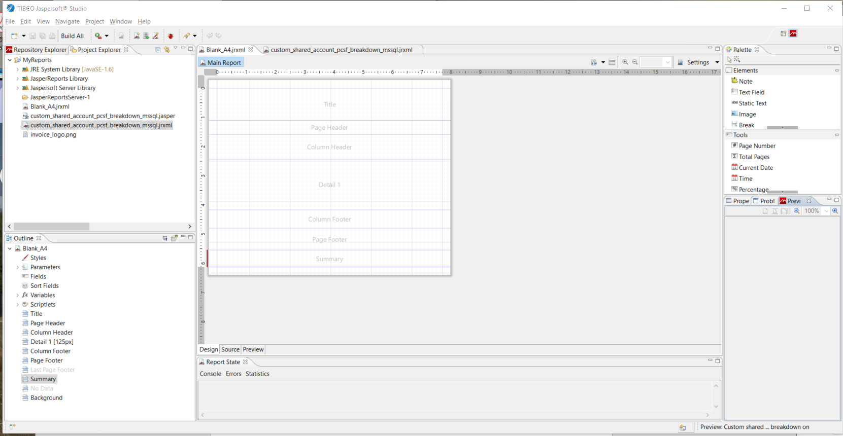 create a report jasper create a report jasper