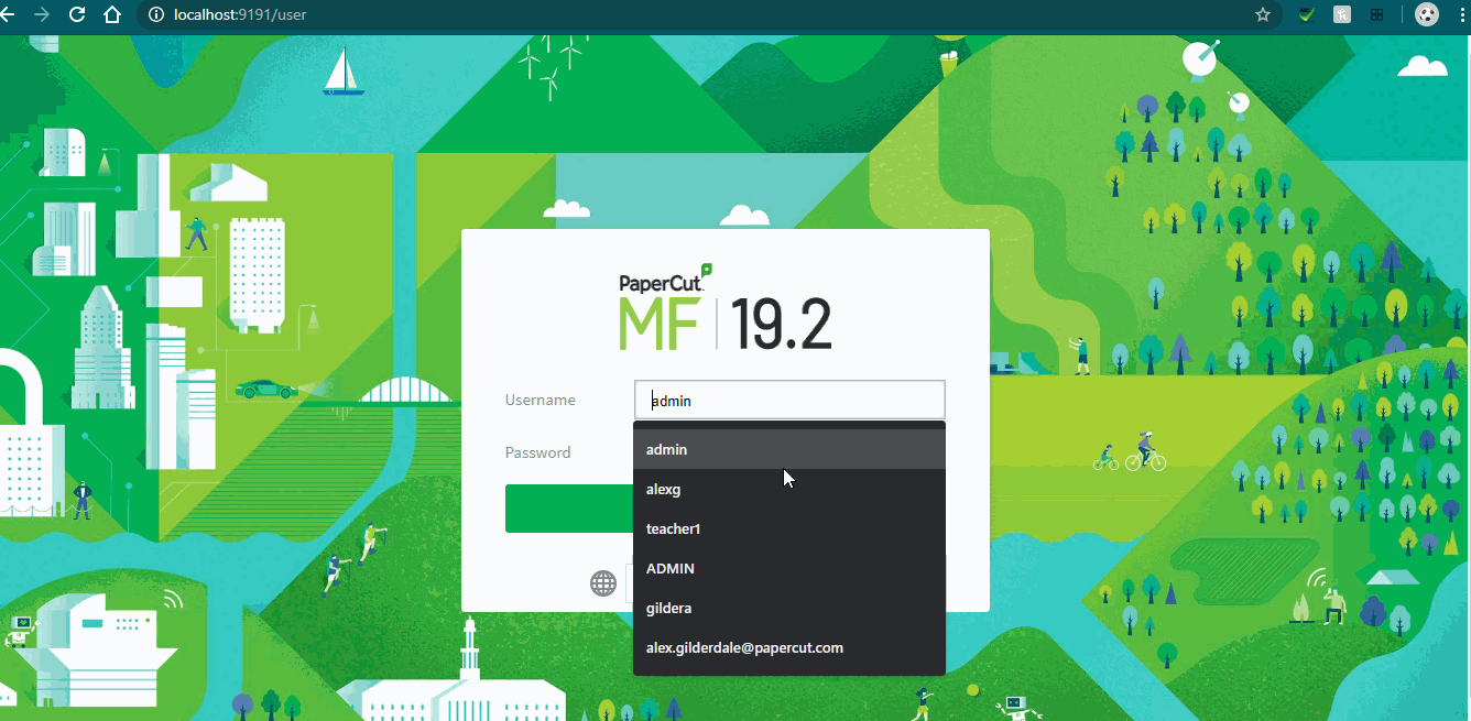 TopUp Cards PaperCut