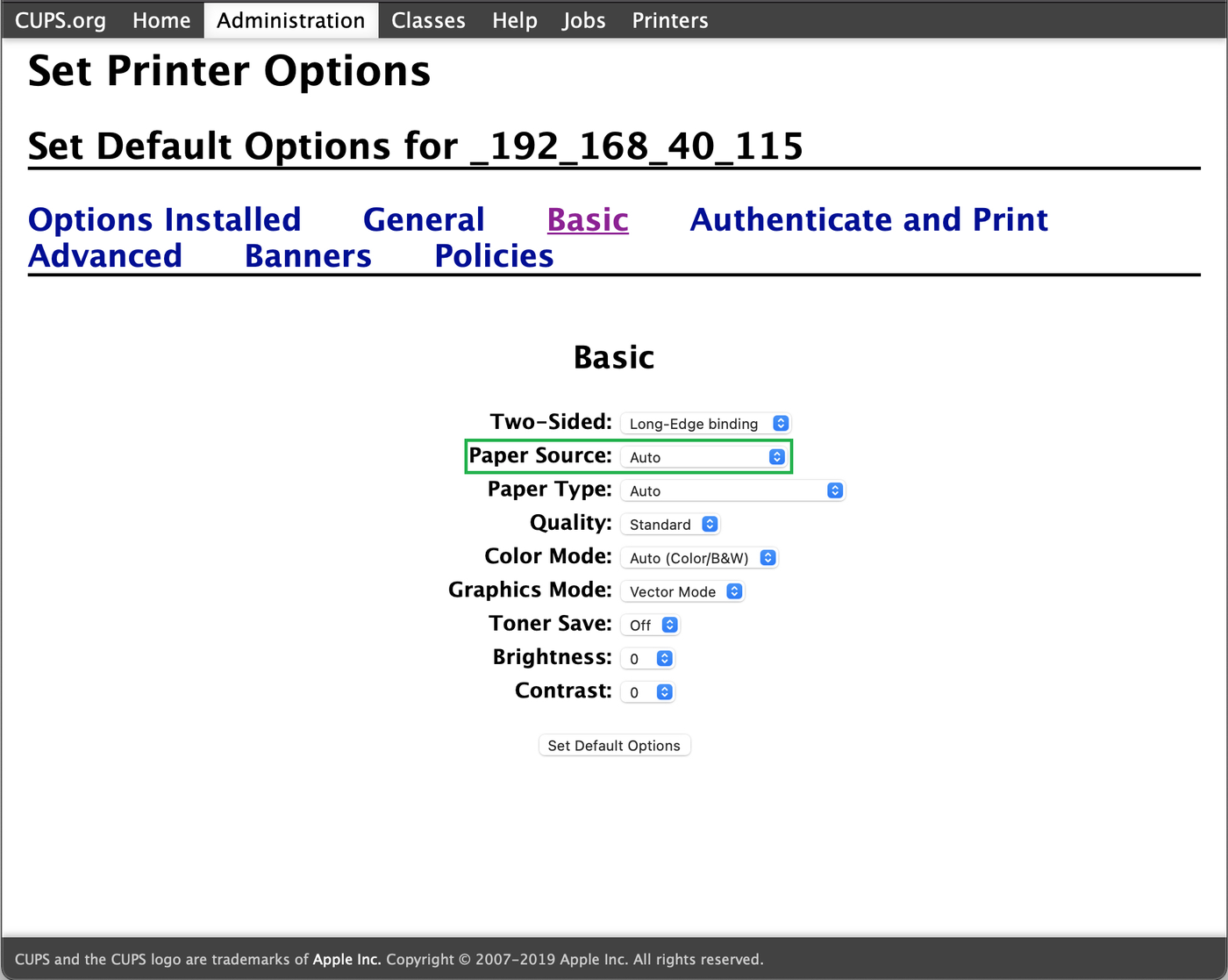 Print authentication